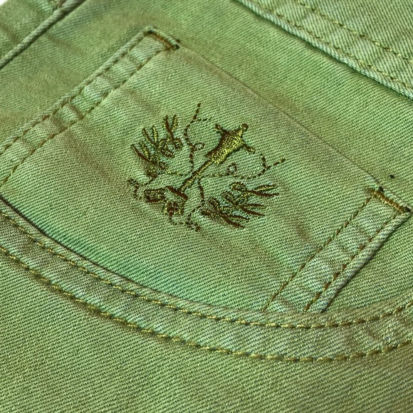 Scissor Scriptor Jeans Lime Green Unique Size 34 - Picture 7 of 8